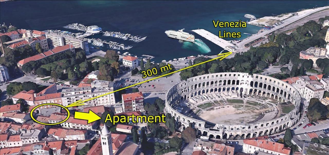 Arena Design Apartments With Free Private Parking And With A Terrace Pula Exterior foto